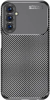 Samsung Galaxy A05s Kılıf Silikon Parmak İzi Bırakmayan Karbon Soft Negro Kapak - Siyah
