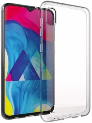 Samsung Galaxy A10 Kılıf Kamera Korumalı Esnek Silikon Kapak - Şeffaf