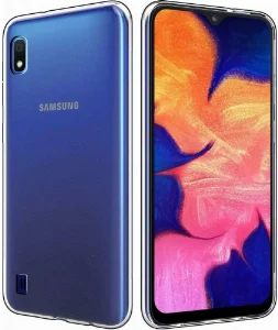 Samsung Galaxy A10 Kılıf Ultra İnce Kaliteli Esnek Silikon 0.2mm - Şeffaf