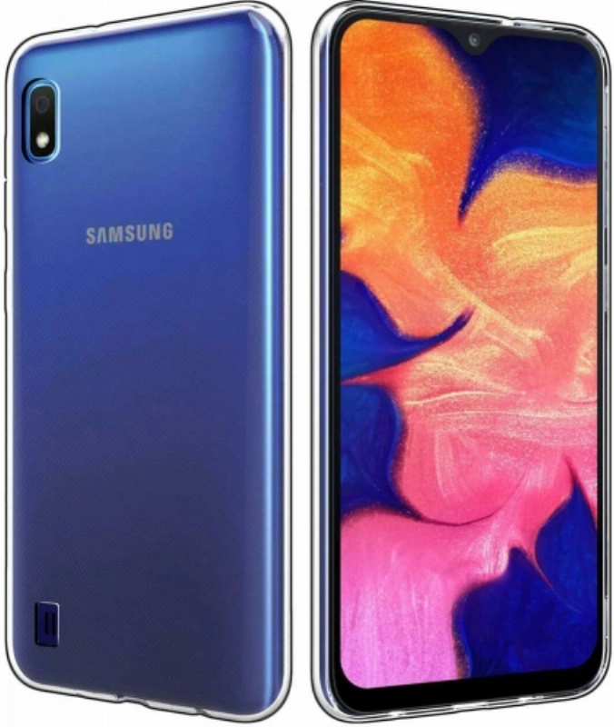 Samsung Galaxy A10 Kılıf Ultra İnce Kaliteli Esnek Silikon 0.2mm - Şeffaf