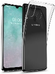 Samsung Galaxy A10s Kılıf Kamera Korumalı Esnek Silikon Kapak - Şeffaf