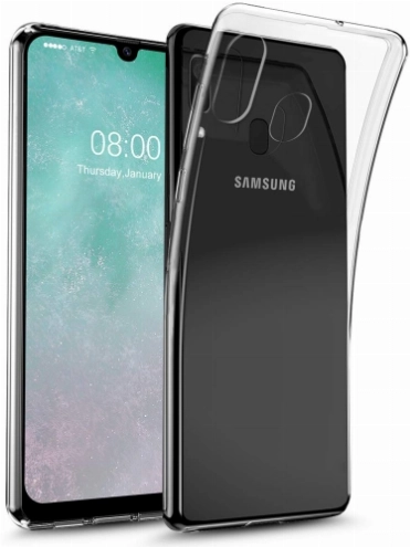 Samsung Galaxy A10s Kılıf Kamera Korumalı Esnek Silikon Kapak - Şeffaf