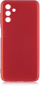 Samsung Galaxy A13 Kılıf İnce Mat Esnek Silikon - Kırmızı