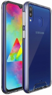 Samsung Galaxy A20 Kılıf Clear Guard Serisi Gard Kapak - Şeffaf