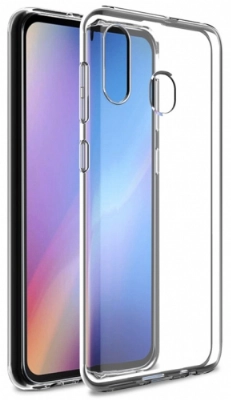 Samsung Galaxy A20 Kılıf Ultra İnce Kaliteli Esnek Silikon 0.2mm - Şeffaf