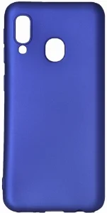 Samsung Galaxy A20e Kılıf İnce Mat Esnek Silikon - Mavi