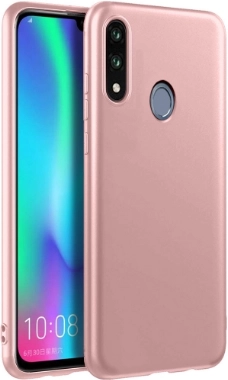 Samsung Galaxy A20e Kılıf İnce Soft Mat Renkli Esnek Silikon Kapak - Rose Gold