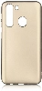 Samsung Galaxy A21 Kılıf İnce Soft Mat Renkli Esnek Silikon Kapak - Gold