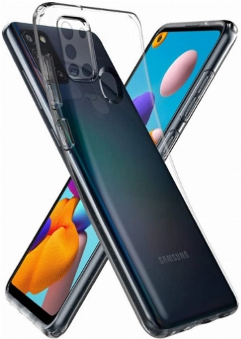 Samsung Galaxy A21s Kılıf Kamera Lens Korumalı İnce Esnek Süper Silikon 0.3mm - Şeffaf