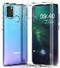 Samsung Galaxy A21s Kılıf Kamera Korumalı Esnek Silikon Kapak - Şeffaf