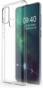Samsung Galaxy A21s Kılıf Ultra İnce Esnek Süper Silikon 0.3mm - Şeffaf