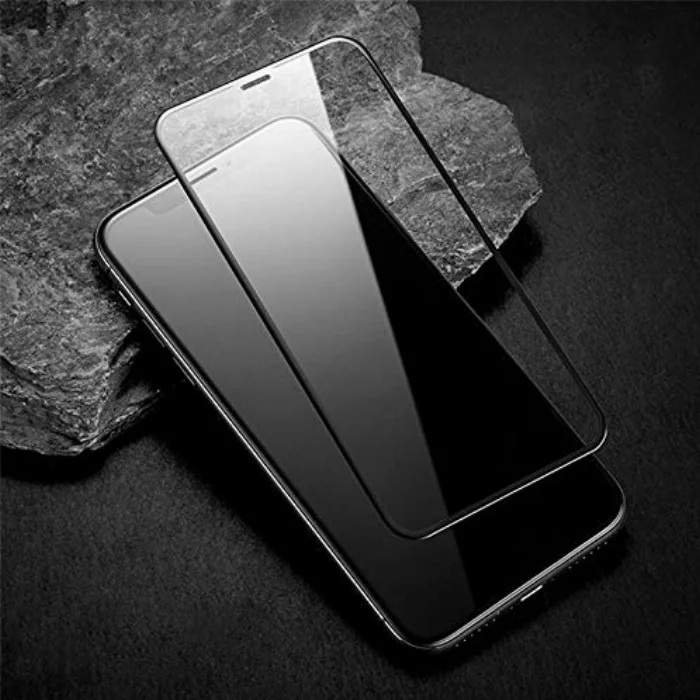 Samsung Galaxy A23 5D Tam Kapatan Kenarları Kırılmaya Dayanıklı Cam Ekran Koruyucu - Siyah