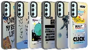 Samsung Galaxy A24 Kılıf Desenli Zore Dragon Sert Kapak - Astronot