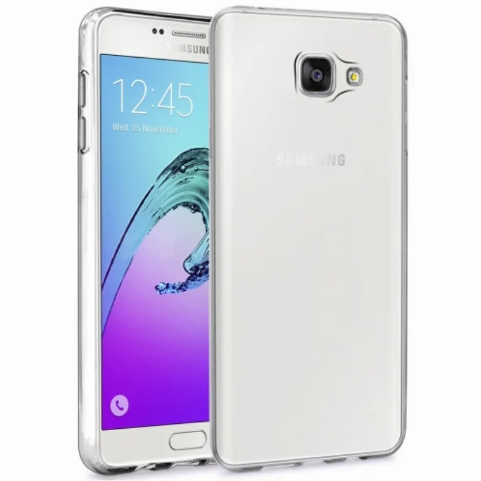 Samsung Galaxy A3 2016 Kılıf Ultra İnce Kaliteli Esnek Silikon 0.2mm - Şeffaf