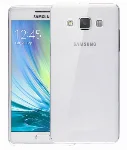 Samsung Galaxy A3 Kılıf Ultra İnce Kaliteli Esnek Silikon 0.2mm - Şeffaf