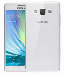 Samsung Galaxy A3 Kılıf Ultra İnce Kaliteli Esnek Silikon 0.2mm - Şeffaf