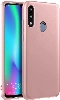 Samsung Galaxy A30 Kılıf İnce Soft Mat Renkli Esnek Silikon Kapak - Rose Gold