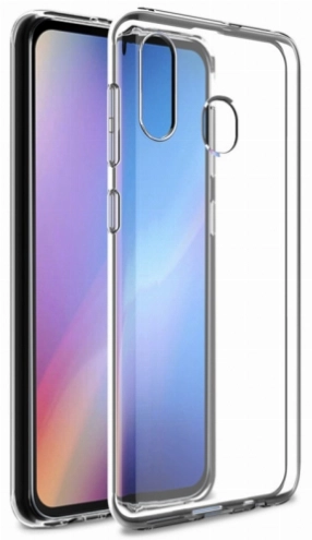 Samsung Galaxy A30 Kılıf Ultra İnce Kaliteli Esnek Silikon 0.2mm - Şeffaf