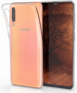 Samsung Galaxy A30s Kılıf Ultra İnce Kaliteli Esnek Silikon 0.2mm - Şeffaf