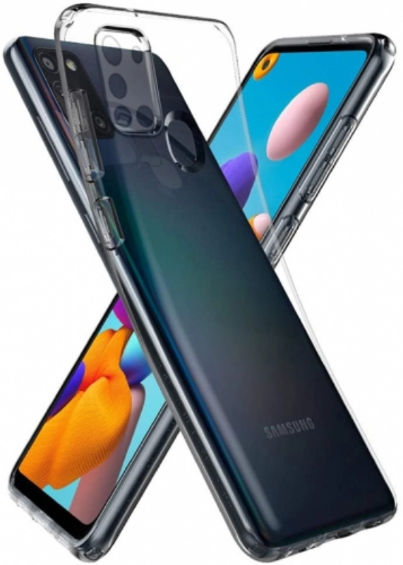 Samsung Galaxy A31 Kılıf Kamera Korumalı Esnek Silikon Kapak - Şeffaf