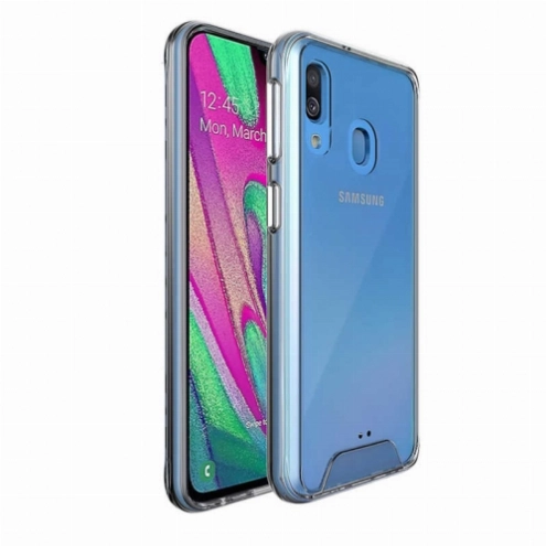 Samsung Galaxy A40 Kılıf Clear Guard Serisi Gard Kapak - Şeffaf