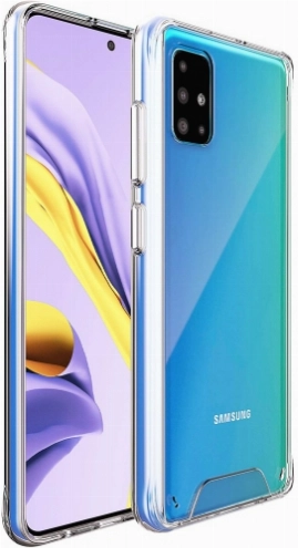 Samsung Galaxy A51 Kılıf Clear Guard Serisi Gard Kapak - Şeffaf