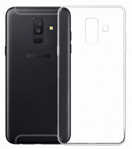 Samsung Galaxy A6 Plus 2018 Kılıf Ultra İnce Kaliteli Esnek Silikon 0.2mm - Şeffaf