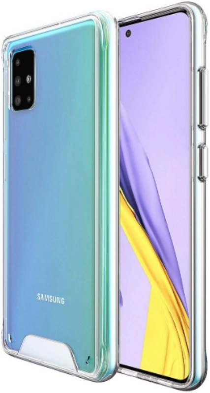 Samsung Galaxy A71 Kılıf Clear Guard Serisi Gard Kapak - Şeffaf