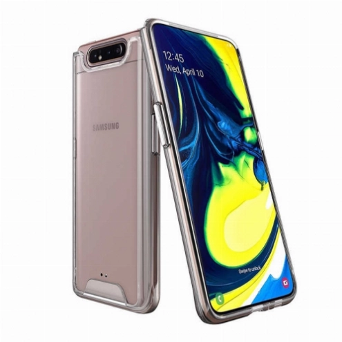 Samsung Galaxy A80 Kılıf Clear Guard Serisi Gard Kapak - Şeffaf