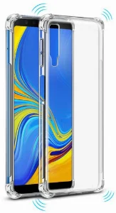 Samsung Galaxy A9 2018 Kılıf Silikon Köşe Korumalı Airbag Darbe Emici Kapak - Şeffaf