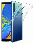 Samsung Galaxy A9 2018 Kılıf Kamera Korumalı Esnek Silikon Kapak - Şeffaf