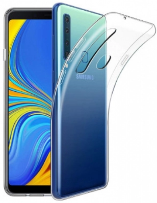 Samsung Galaxy A9 2018 Kılıf Kamera Korumalı Esnek Silikon Kapak - Şeffaf