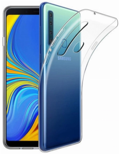 Samsung Galaxy A9 2018 Kılıf Kamera Korumalı Esnek Silikon Kapak - Şeffaf