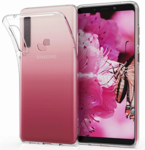 Samsung Galaxy A9 2018 Kılıf Ultra İnce Kaliteli Esnek Silikon 0.2mm - Şeffaf