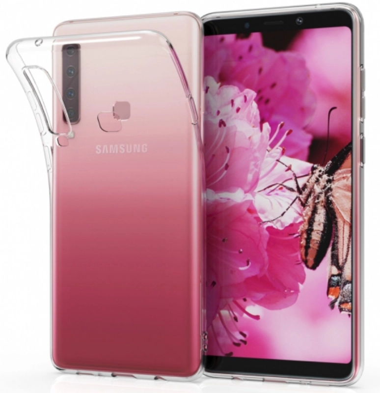 Samsung Galaxy A9 2018 Kılıf Ultra İnce Kaliteli Esnek Silikon 0.2mm - Şeffaf