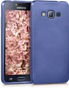 Samsung Galaxy Grand Prime Plus Kılıf İnce Mat Esnek Silikon - Lacivert