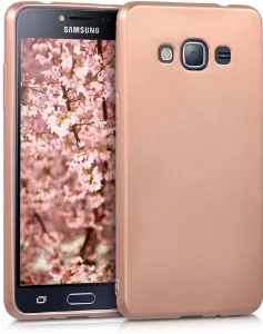 Samsung Galaxy Grand Prime Plus Kılıf İnce Mat Esnek Silikon - Rose Gold