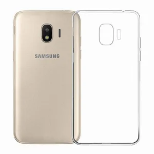 Samsung Galaxy J4 2018 Kılıf Ultra İnce Kaliteli Esnek Silikon 0.2mm - Şeffaf