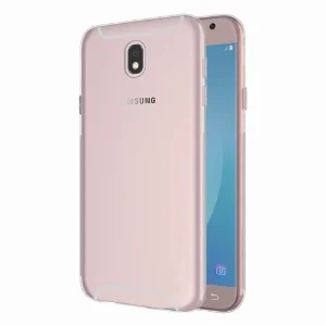 Samsung Galaxy J5 Pro Kılıf Ultra İnce Kaliteli Esnek Silikon 0.2mm - Şeffaf