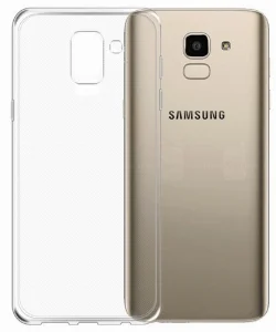 Samsung Galaxy J6 2018 Kılıf Ultra İnce Kaliteli Esnek Silikon 0.2mm - Şeffaf