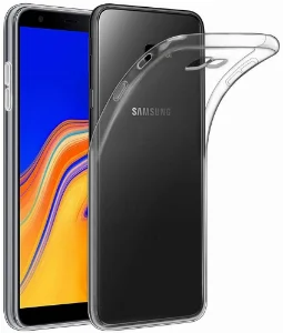 Samsung Galaxy J6 Plus 2018 Kılıf Ultra İnce Kaliteli Esnek Silikon 0.2mm - Şeffaf