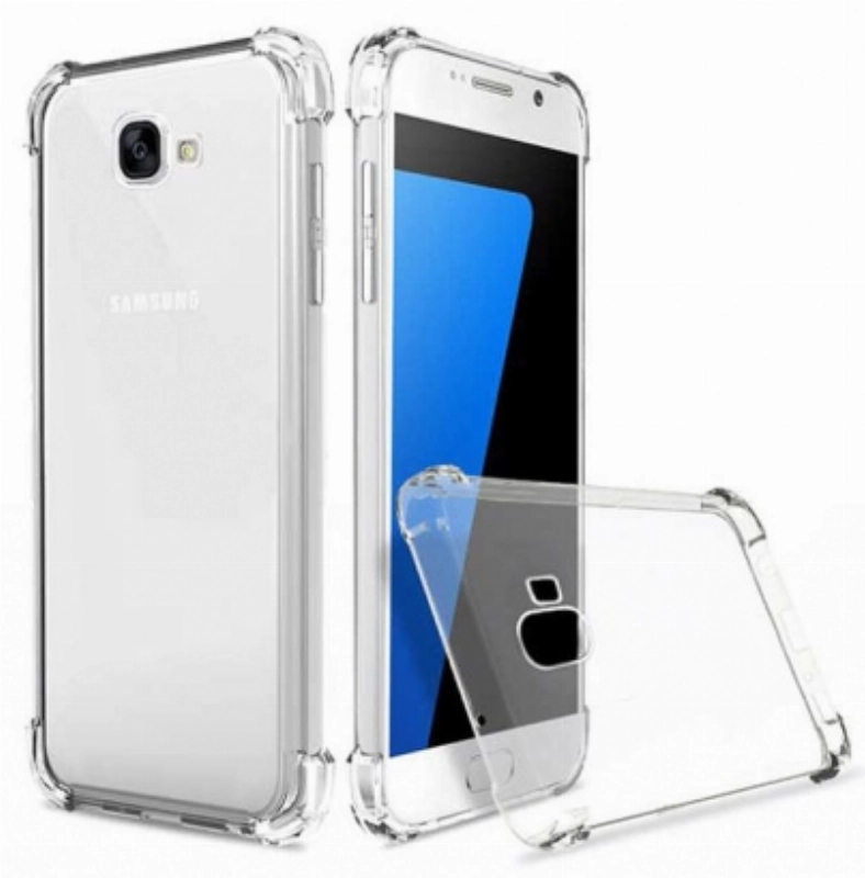 Samsung Galaxy J7 Prime / J7 Prime 2 Kılıf Silikon Köşe Korumalı Airbag Darbe Emici Kapak - Şeffaf