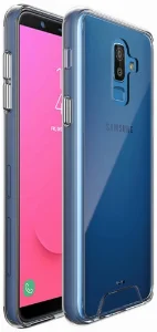 Samsung Galaxy J8 Kılıf Clear Guard Serisi Gard Kapak - Şeffaf