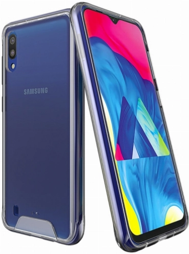 Samsung Galaxy M10 Kılıf Clear Guard Serisi Gard Kapak - Şeffaf