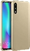 Samsung Galaxy M10 Kılıf İnce Soft Mat Renkli Esnek Silikon Kapak - Gold