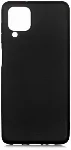 Samsung Galaxy M12 Kılıf İnce Mat Esnek Silikon - Siyah
