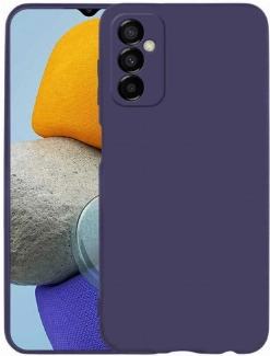 Samsung Galaxy M23 5G Kılıf İnce Soft Mat Renkli Esnek Silikon Kapak - Lacivert