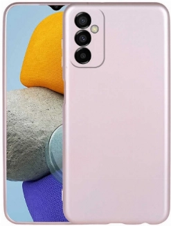 Samsung Galaxy M23 5G Kılıf İnce Soft Mat Renkli Esnek Silikon Kapak - Rose Gold