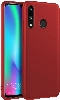 Samsung Galaxy M30 Kılıf İnce Soft Mat Renkli Esnek Silikon Kapak - Kırmızı