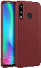 Samsung Galaxy M30 Kılıf İnce Soft Mat Renkli Esnek Silikon Kapak - Mürdüm